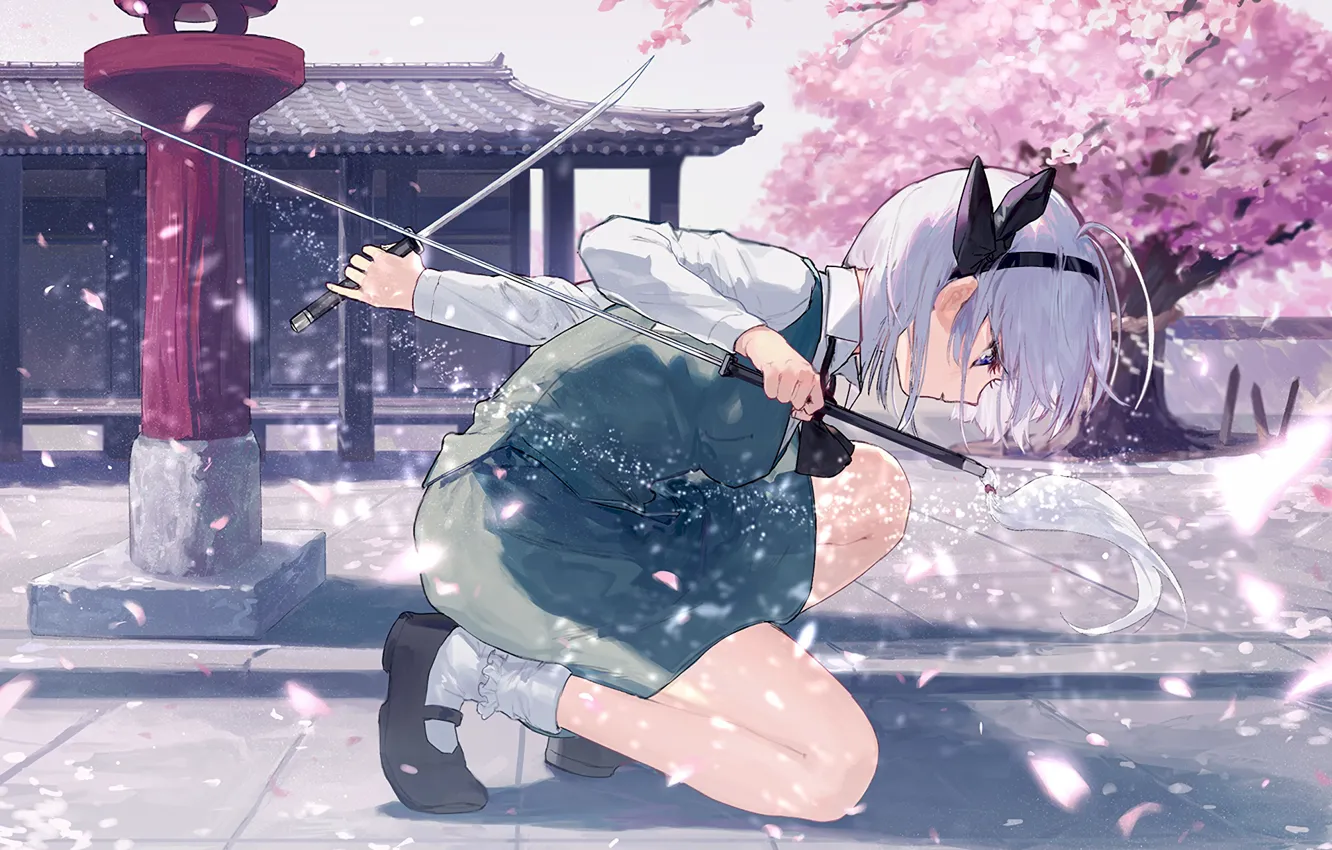 Фото обои аниме, арт, Тохо, Тоухоу