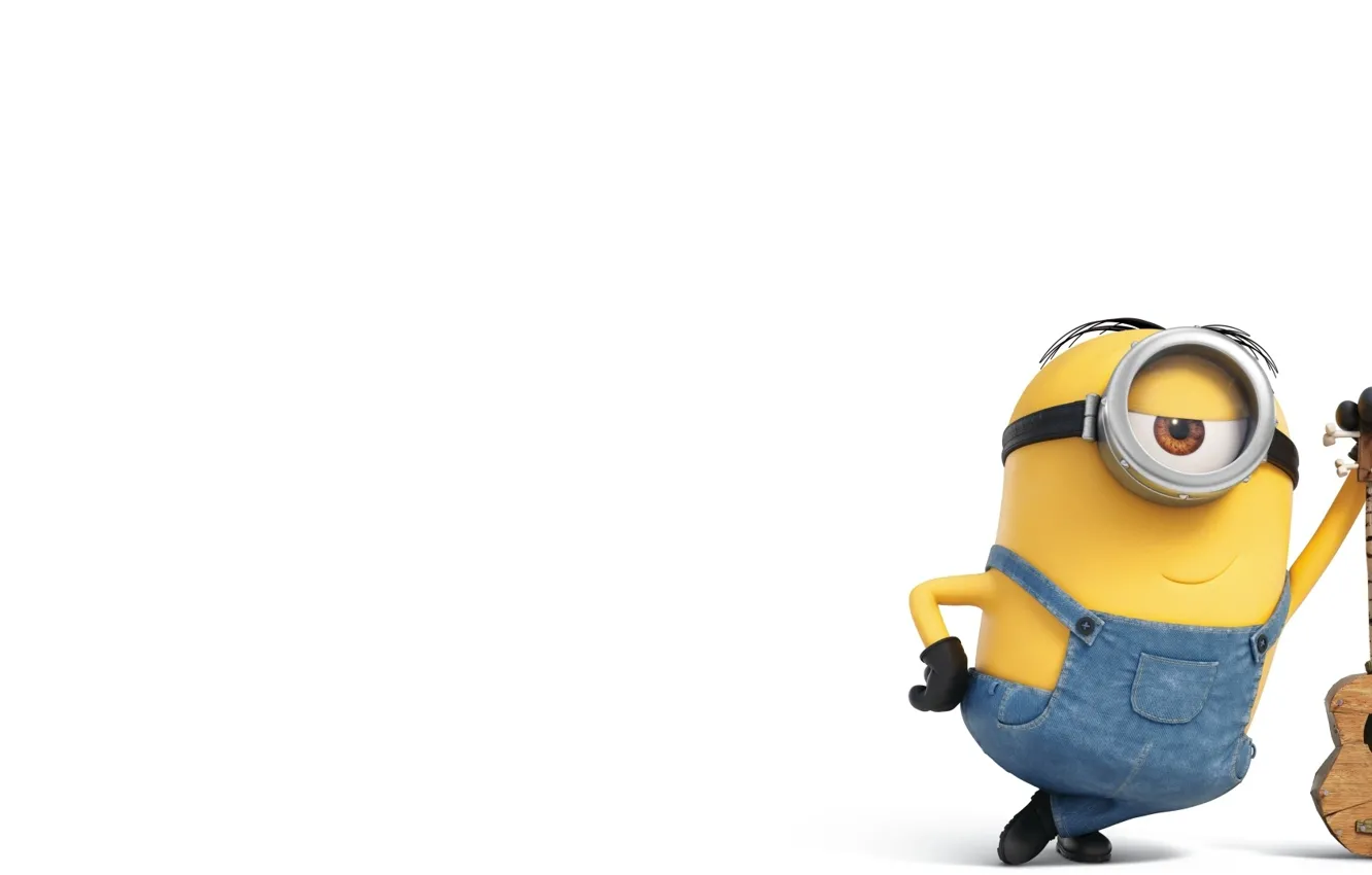 Фото обои guitar, pose, Minion, Stuart
