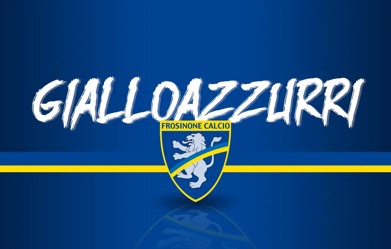 Фото обои wallpaper, sport, logo, football, Serie A, Gialloazzurri, Frosinone Calcio
