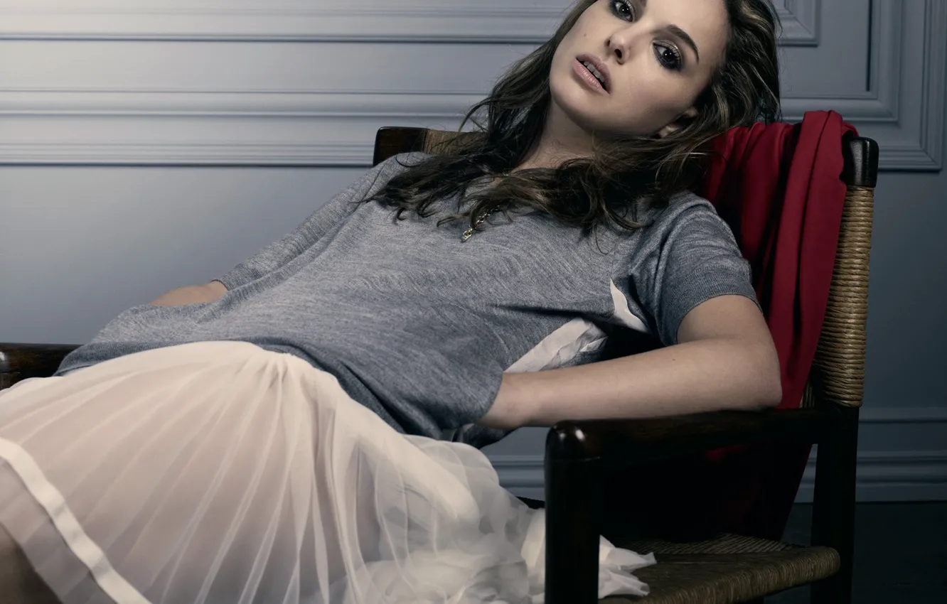 Фото обои поза, актриса, Natalie Portman