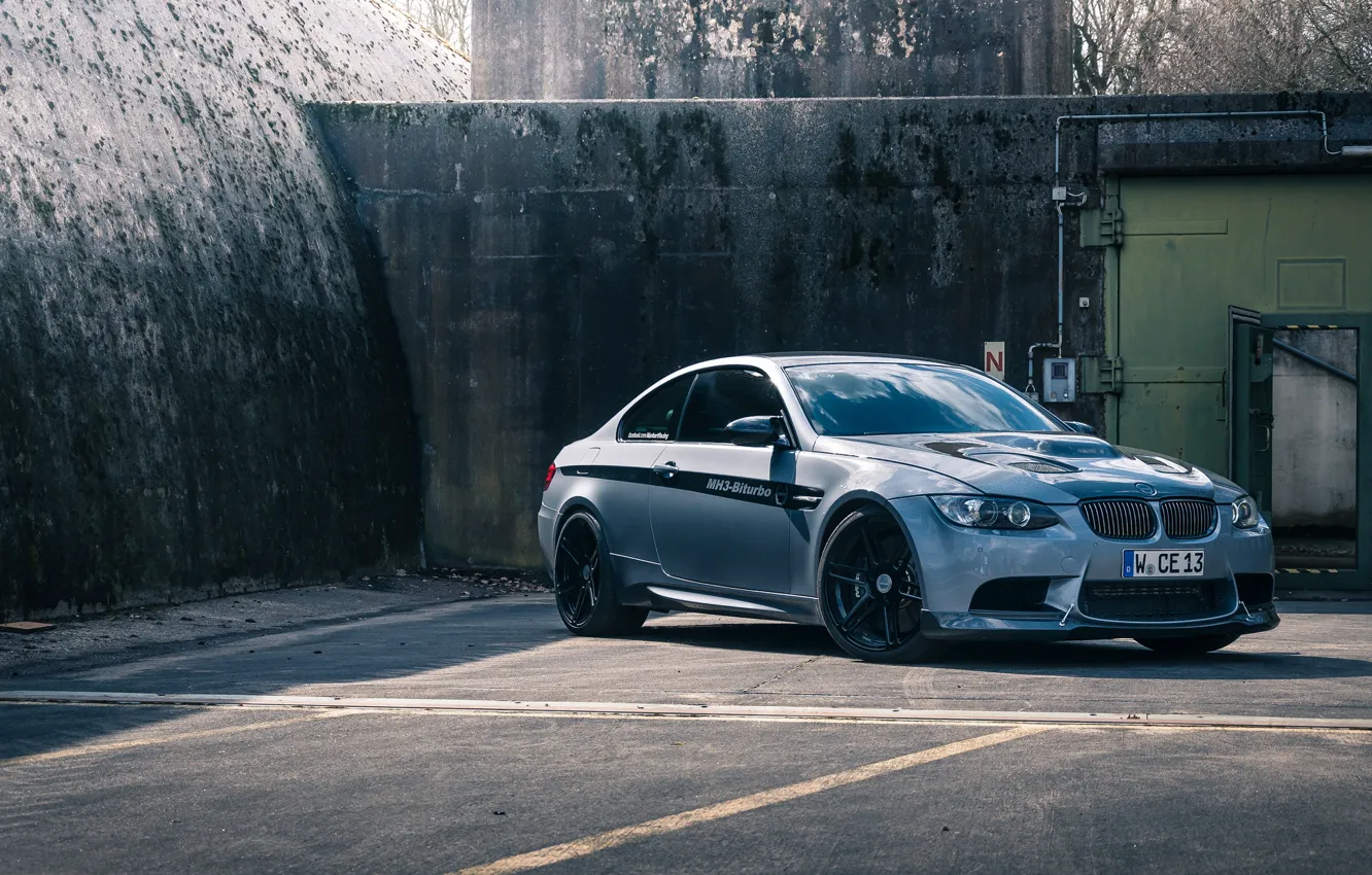 Фото обои BMW, E92, Biturbo, Manhart Racing, MH3