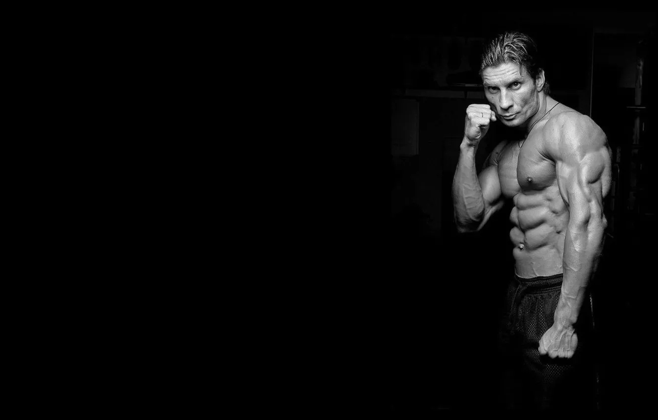 Фото обои фитнес, мышцы, пресс, Дмитрий Яшанькин