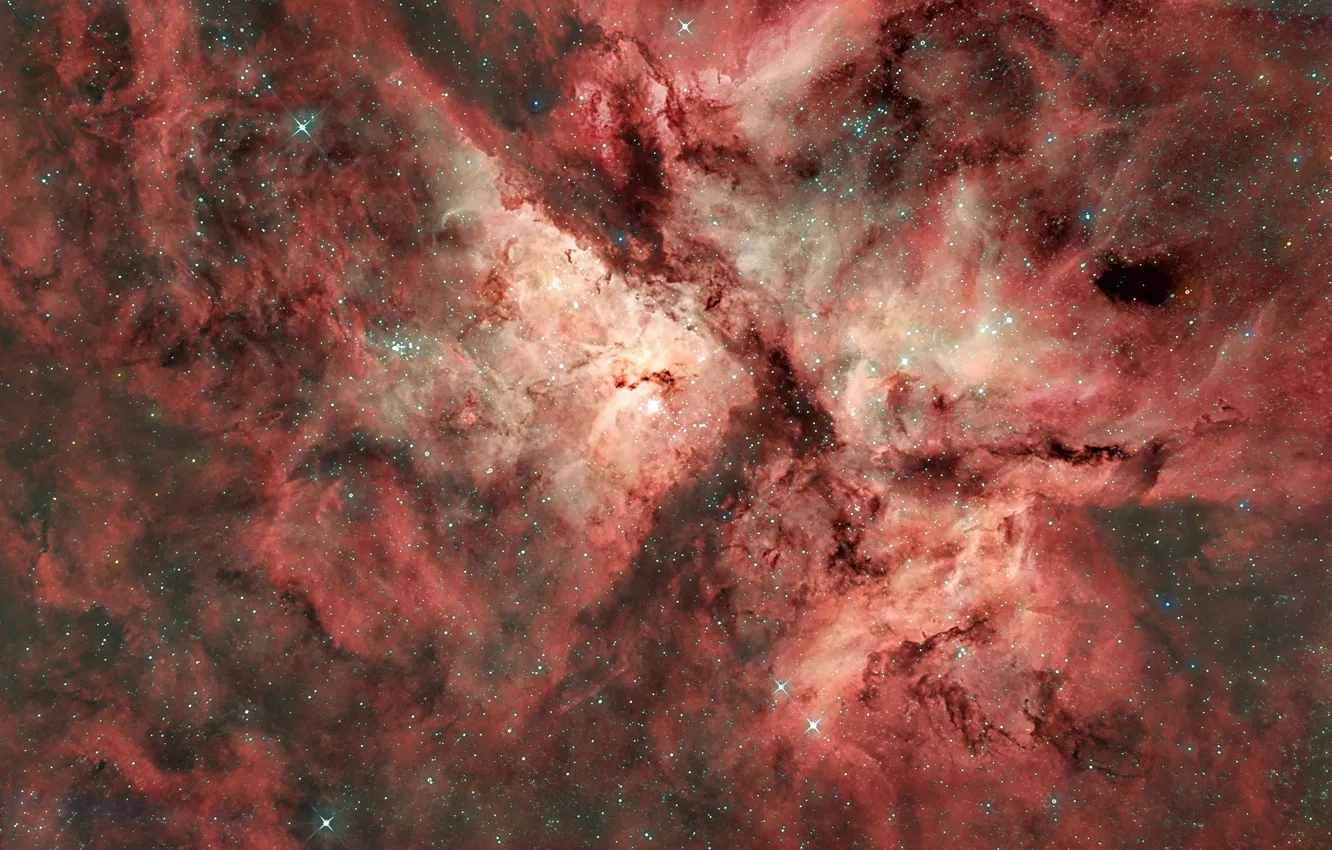 Фото обои туманность, Carina Nebula, эмиссионная