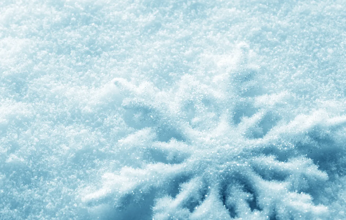 Фото обои большая, красивая, снежинка, Great snowflake