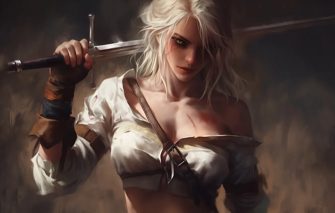 Фото обои games, witcher, ciri