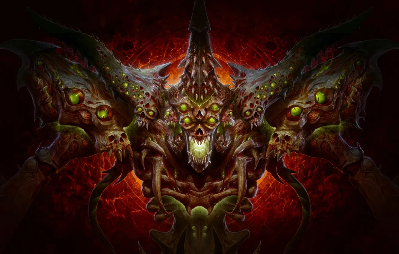 Фото обои demon, evil, Blizzard Art, Diablo 4, Diablo IV, Lord Belial