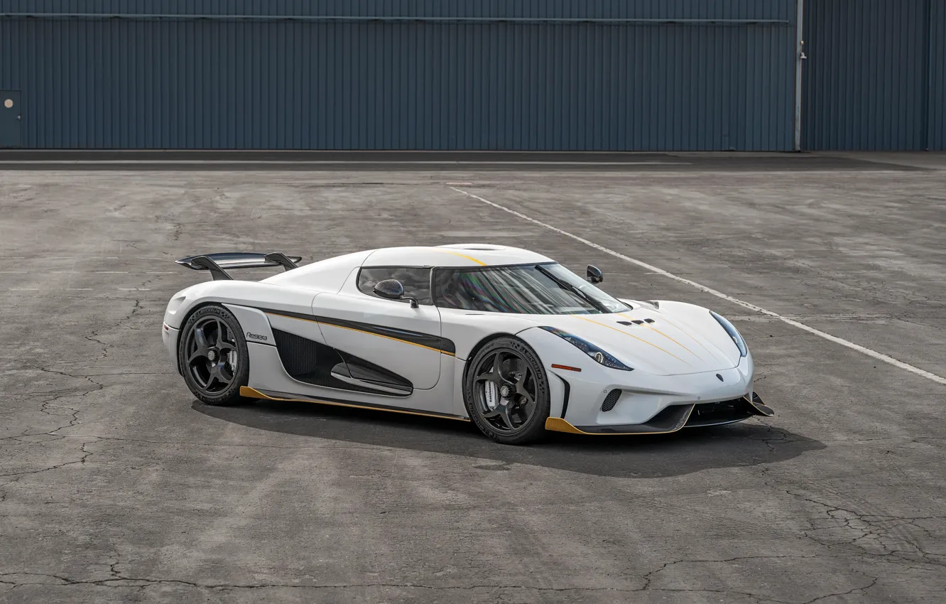 Фото обои белый, Koenigsegg, white, гиперкар, Hypercar, Regera, 2021