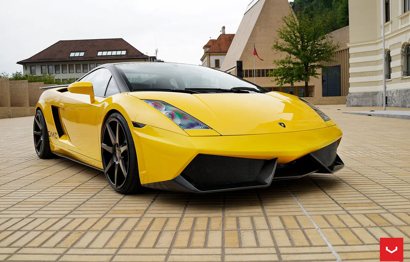 Фото обои Lamborghini, Gallardo, Custom, CV7, Black1007