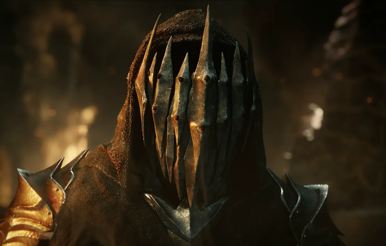 Фото обои game, armor, evil, hood, Middle-earth Shadow Of War
