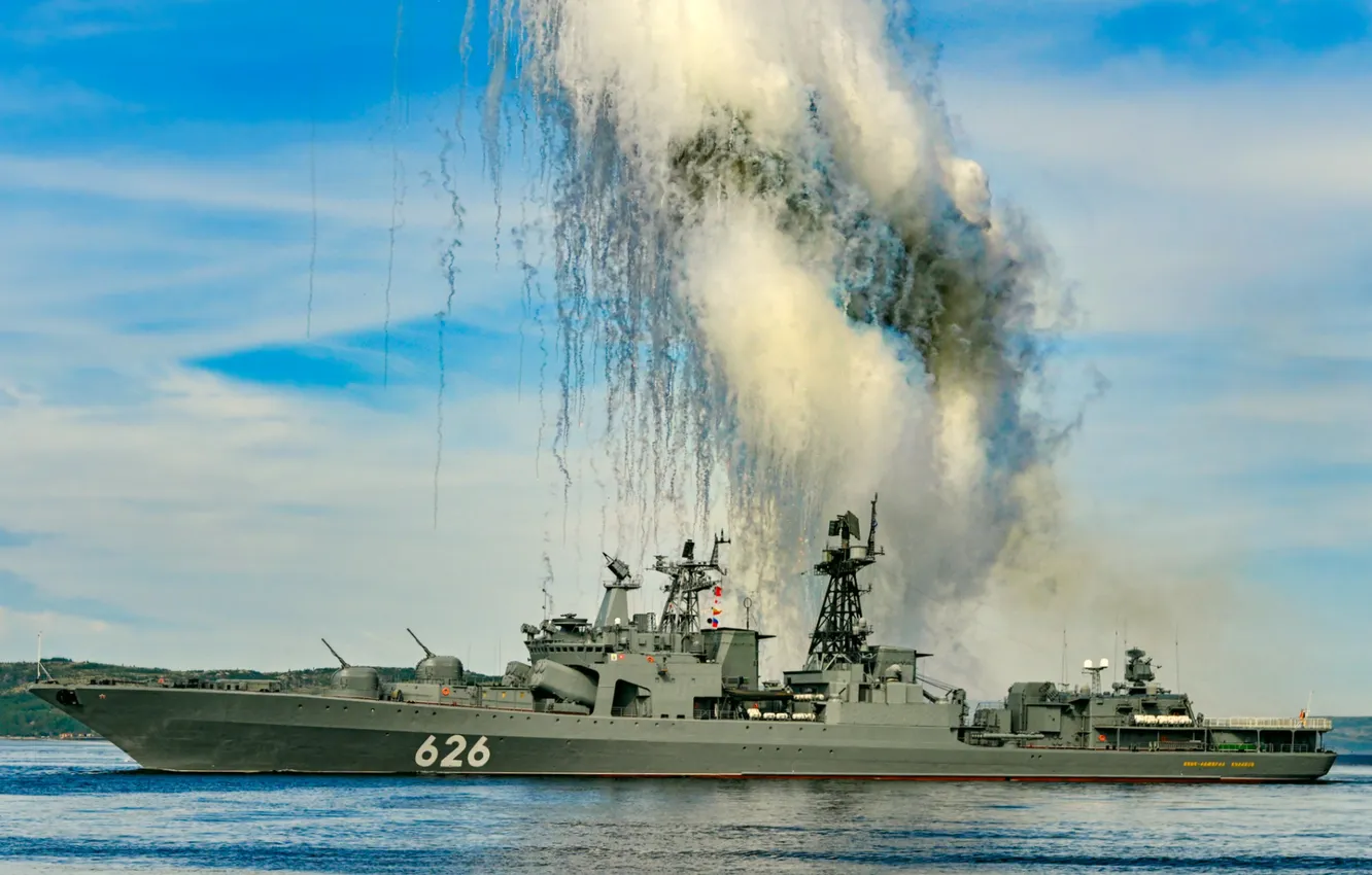 Фото обои БПК, проект 1155, Вице Адмирал Кулаков