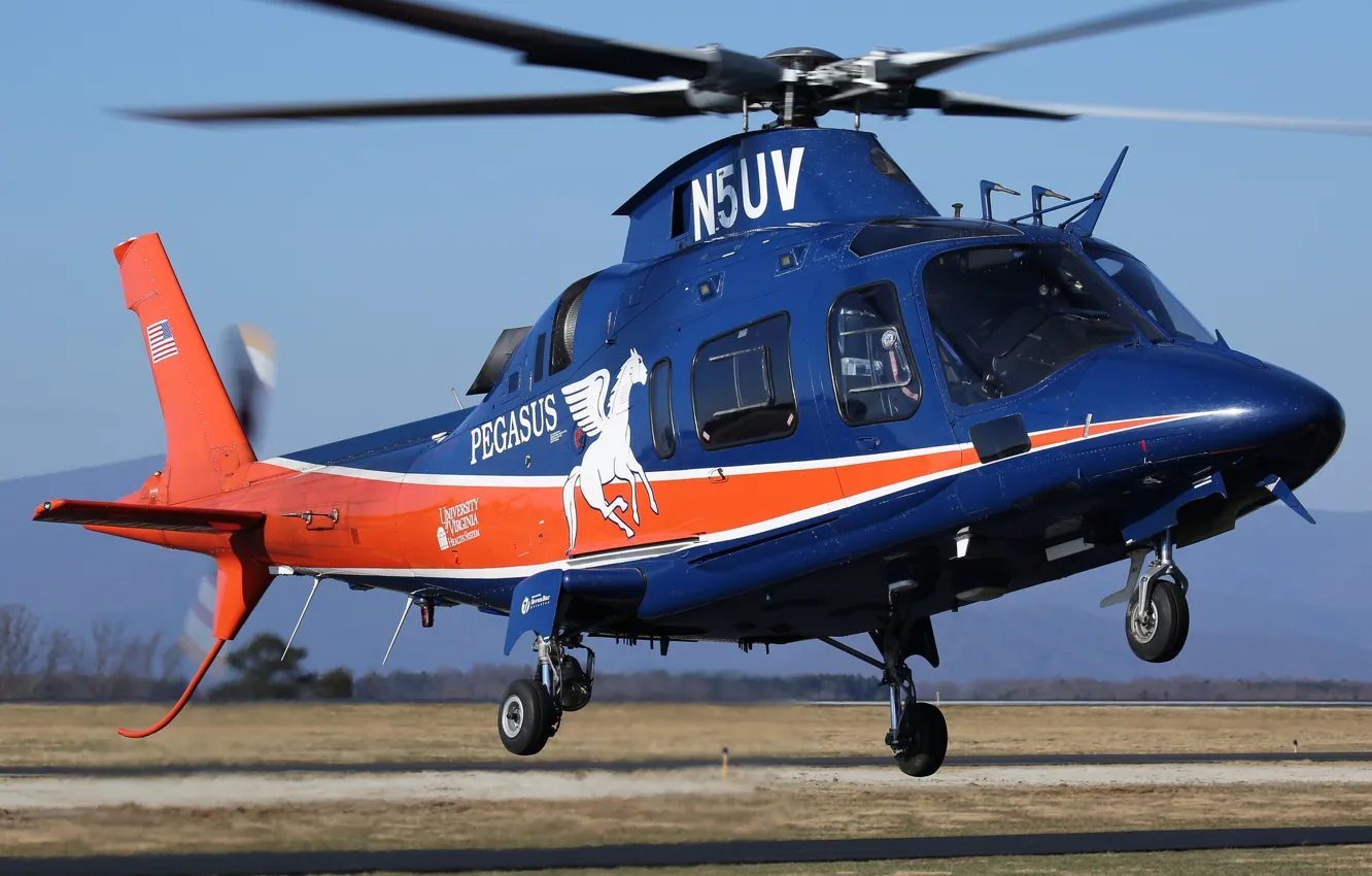 Фото обои Pegasus, Augusta, AW109E