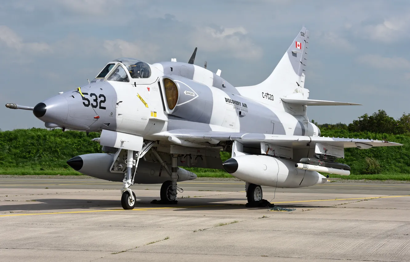 Фото обои штурмовик, лёгкий, A-4 Skyhawk, «Скайхок», Дуглас A-4N
