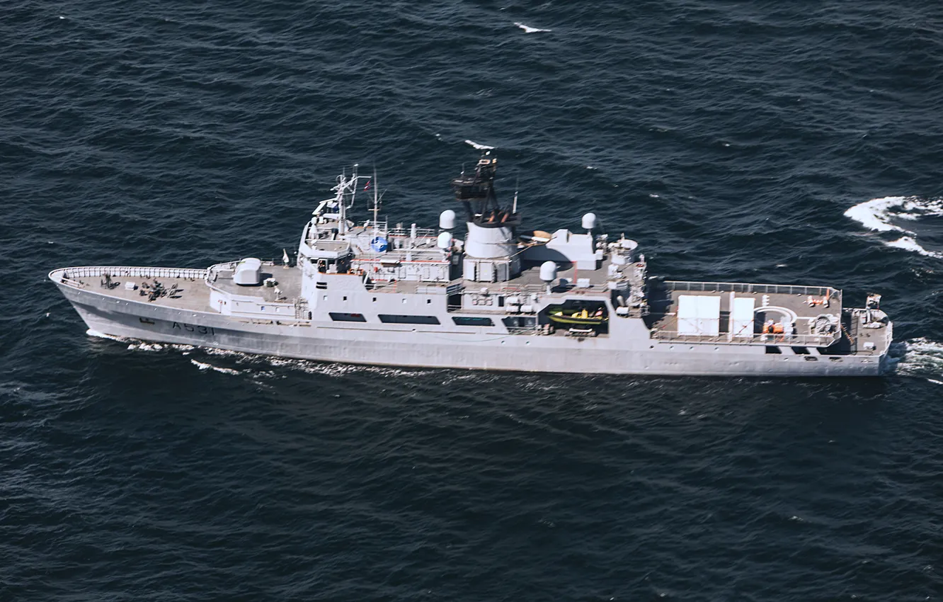 Фото обои Норвегия, патрульный корабль, KNM Nordkapp, A531