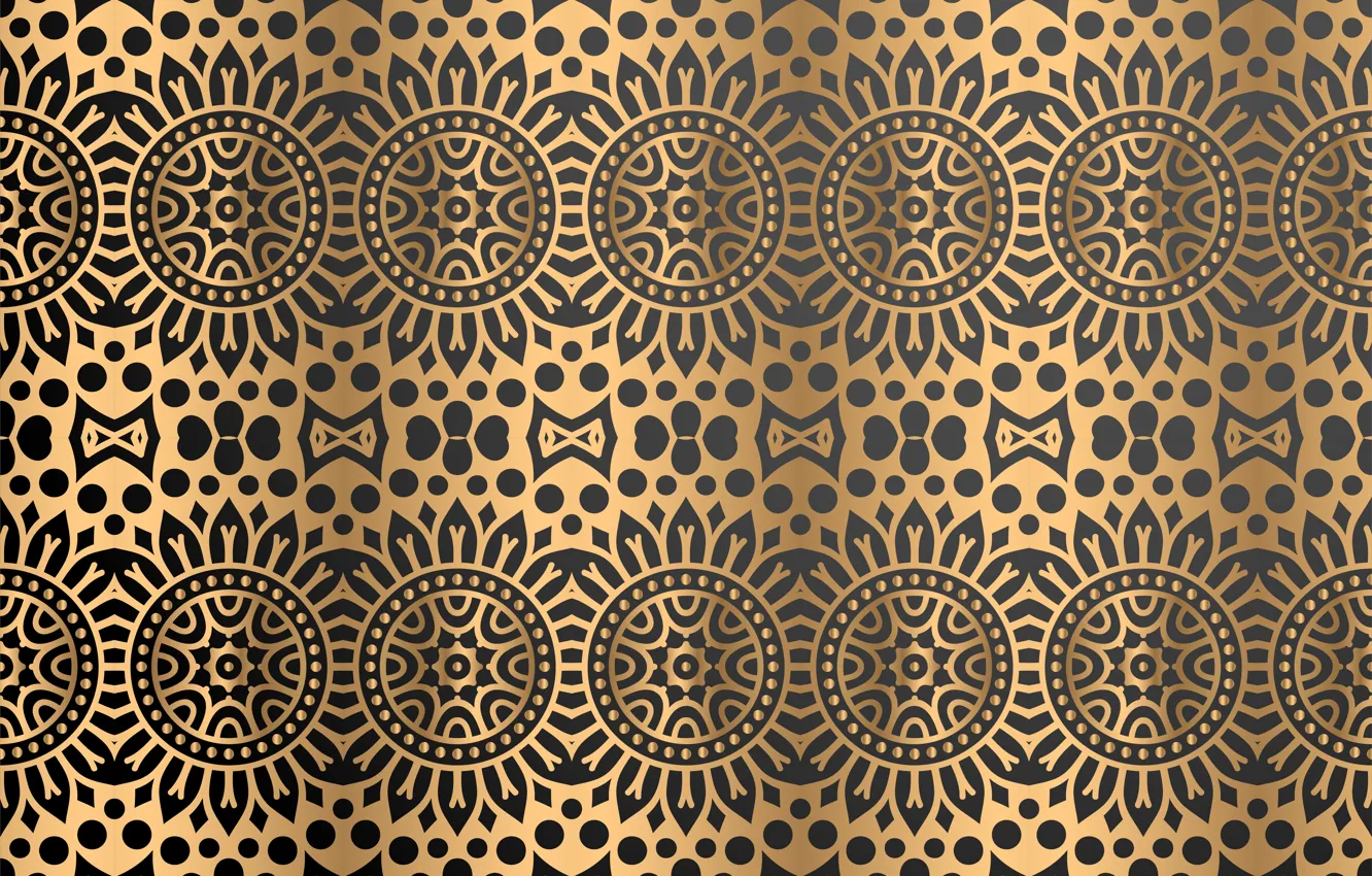 Фото обои абстракция, фон, узор, текстура, gold, орнамент, color