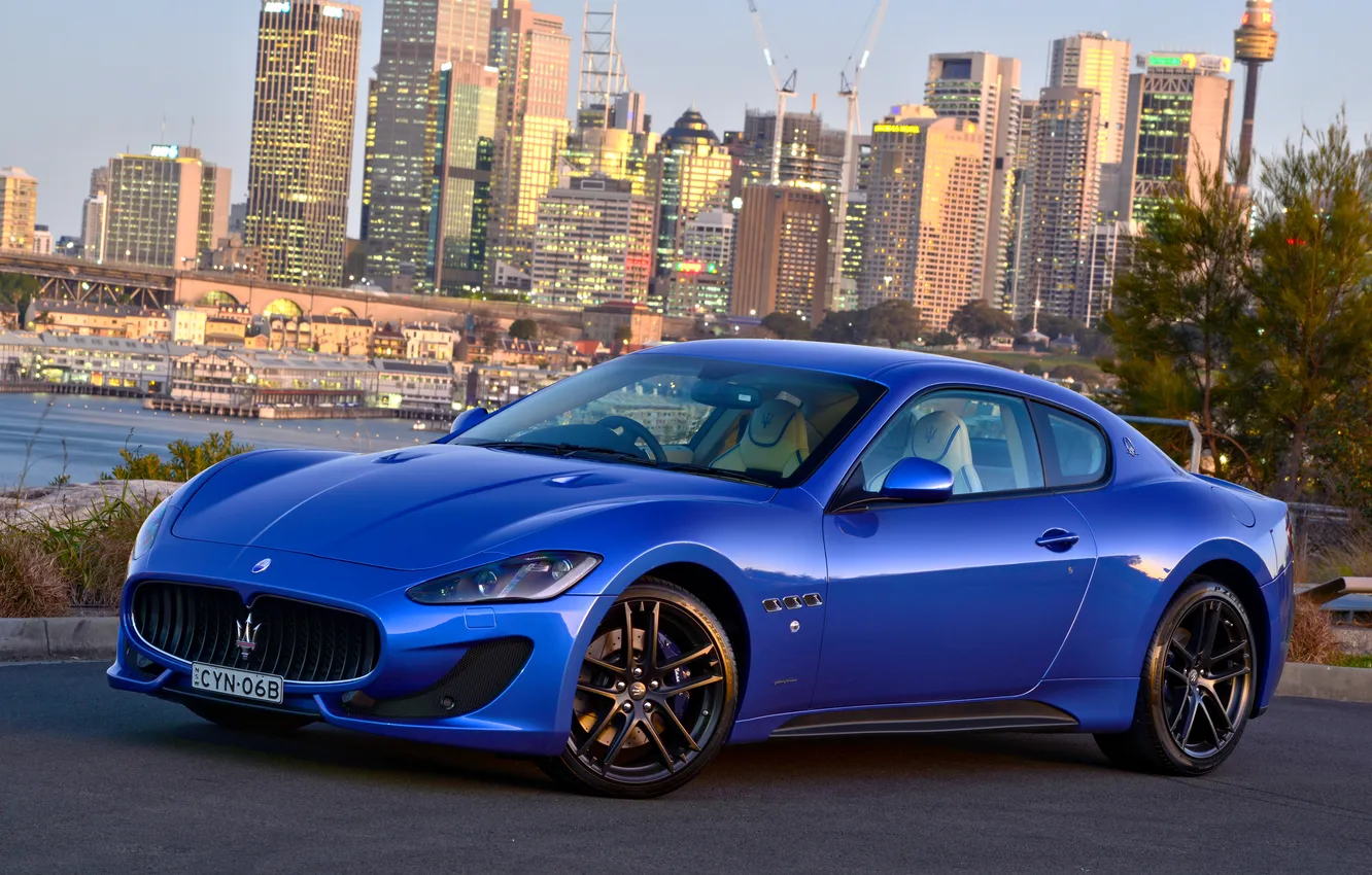 Фото обои Maserati, суперкар, GranTurismo, мазерати, Pininfarina, 2015, MC Sportline