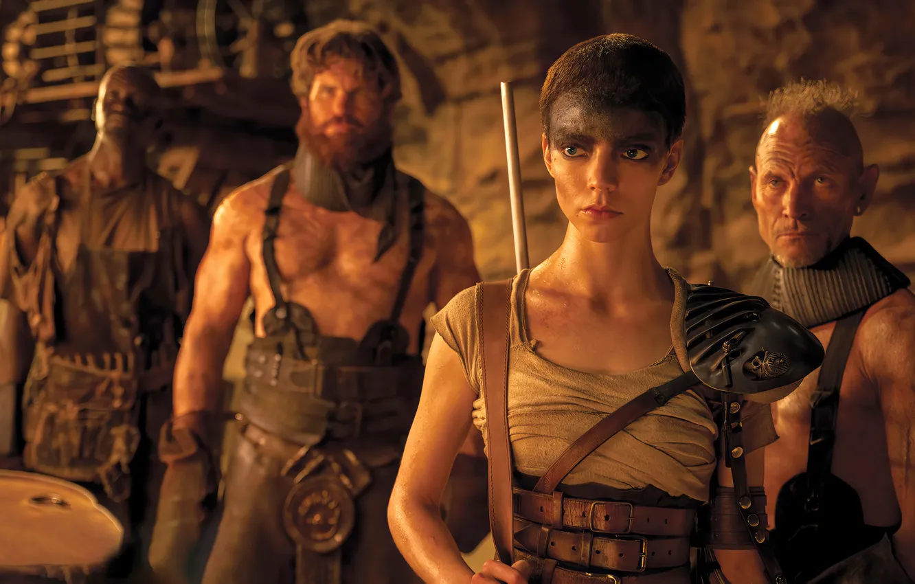 Фото обои девушки, мужчины, персонажи, 2024, Furiosa A Mad Max Saga