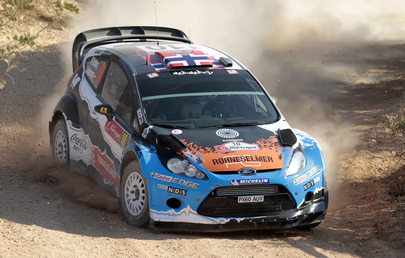 Фото обои Ford, 2012, WRC, Rally, fiesta rs, M.Ostberg