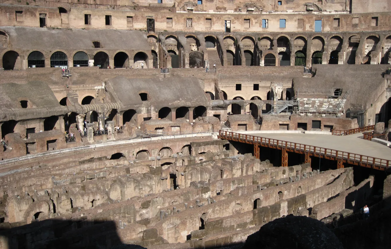 Фото обои Рим, Колизей, Италия, Italy, Colosseum, Rome, Italia, Coliseum