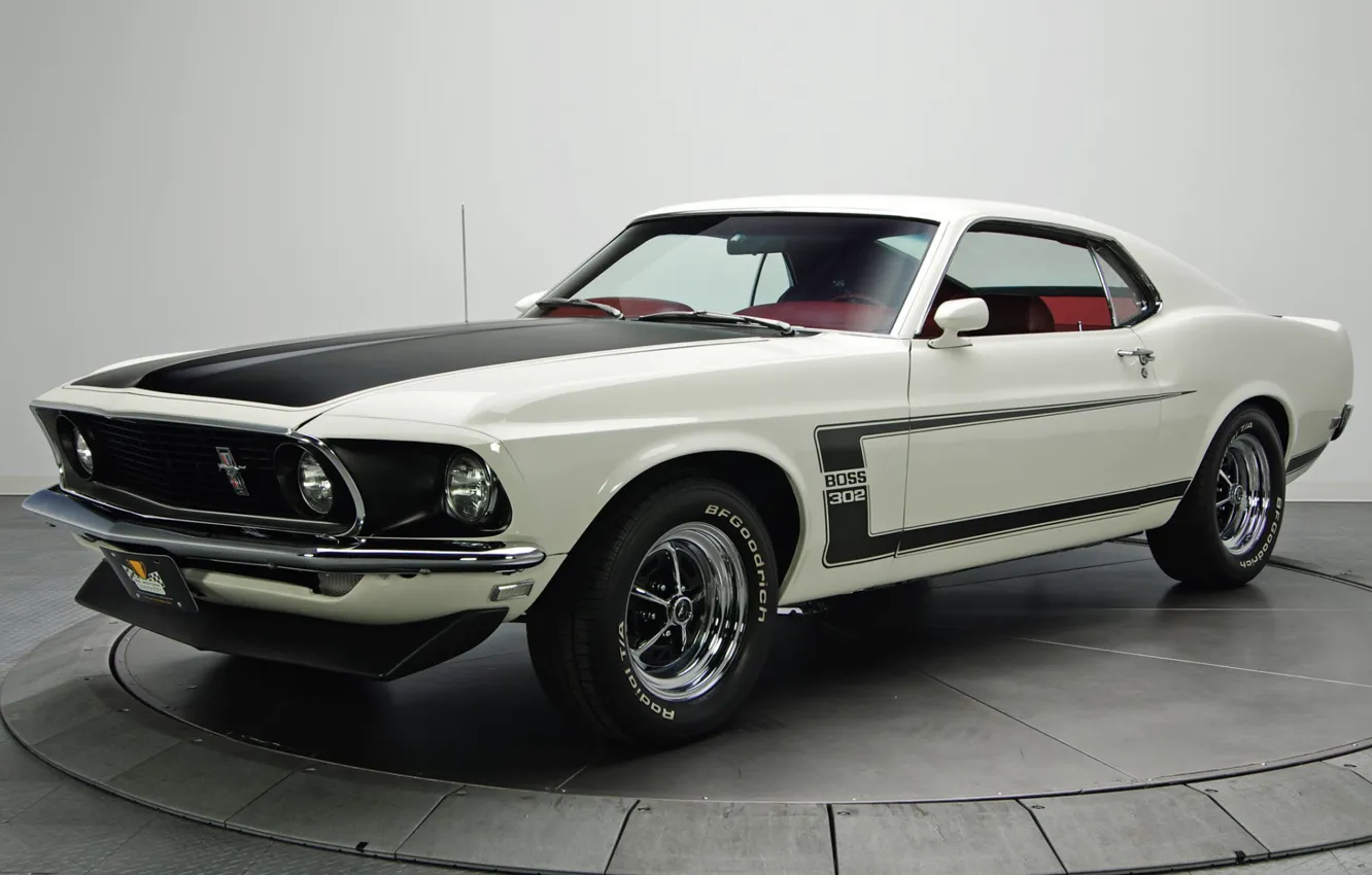 Фото обои 1969, Boss 302, Ford Mustang, muscle classic