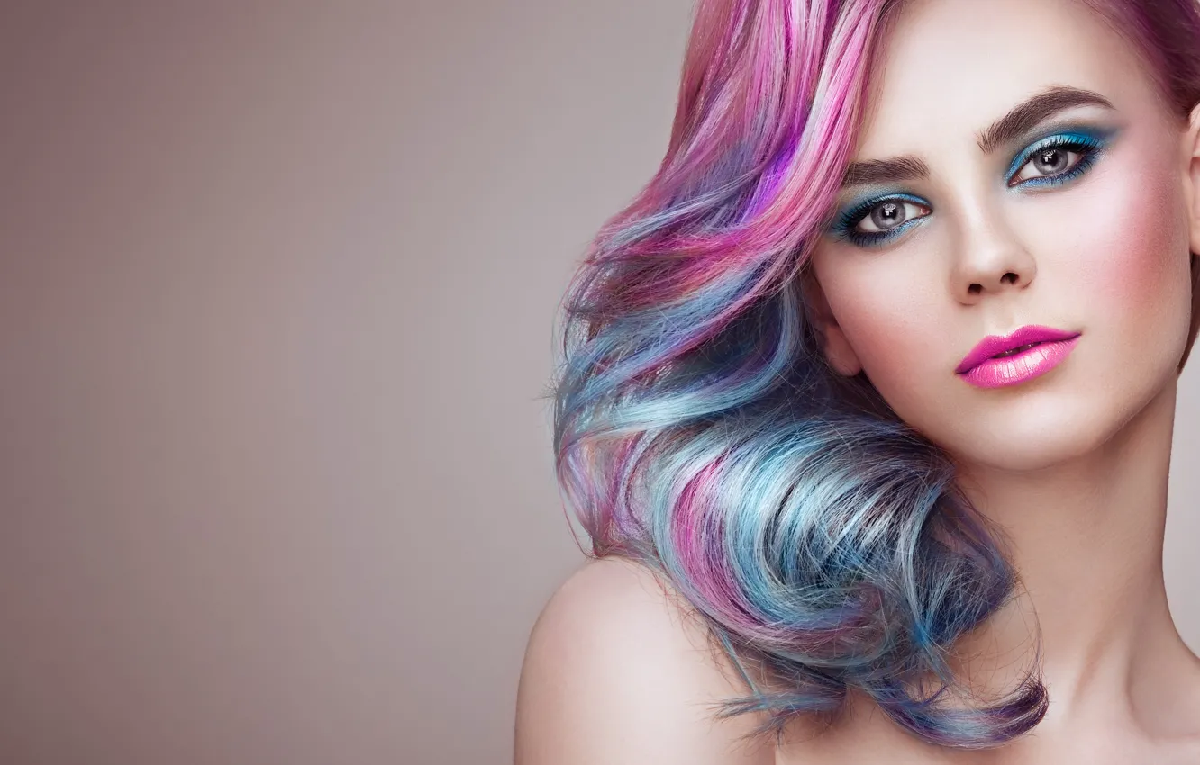 Фото обои девушка, улыбка, стиль, модель, макияж, girl, color, фотограф Oleg Gekman