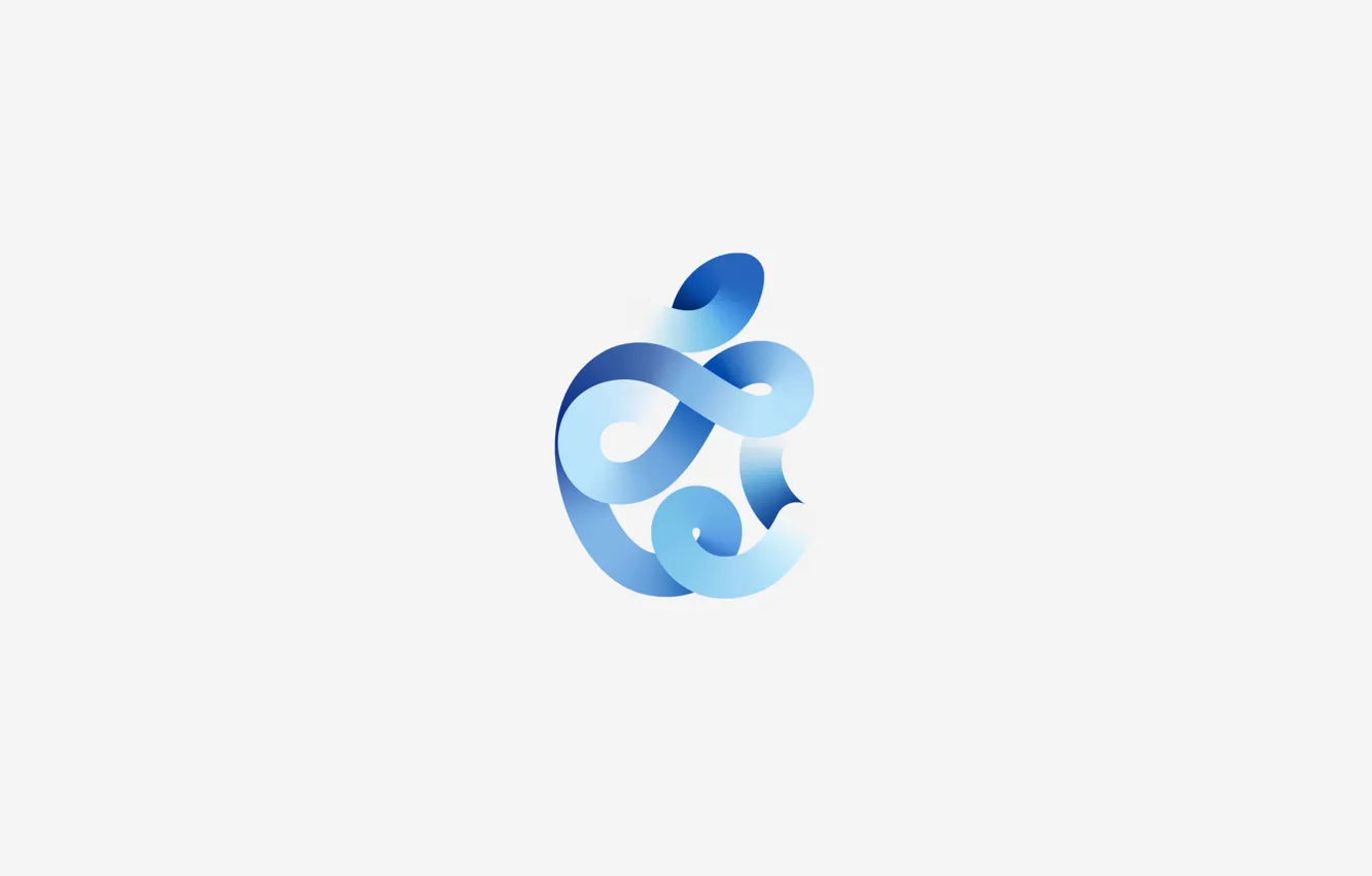 Фото обои Apple, logo, September event 2020, apple logo light Mode