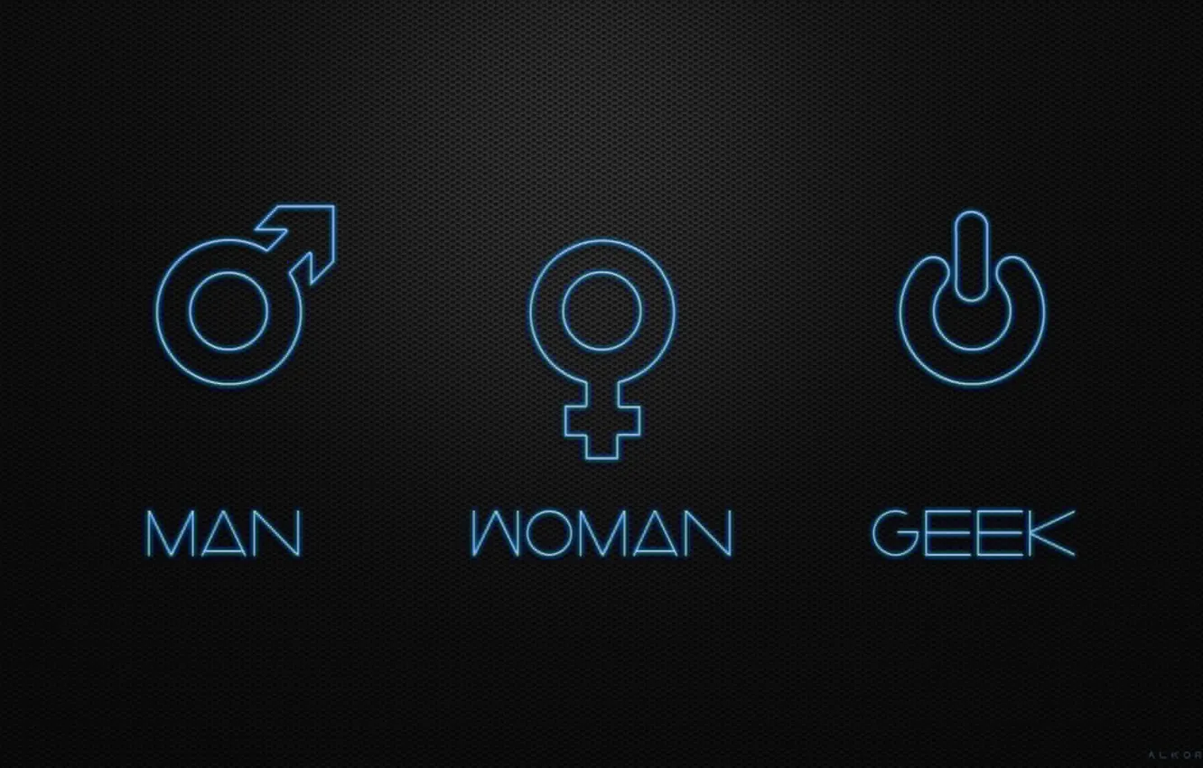 Фото обои текстура, Woman, Man, Geek