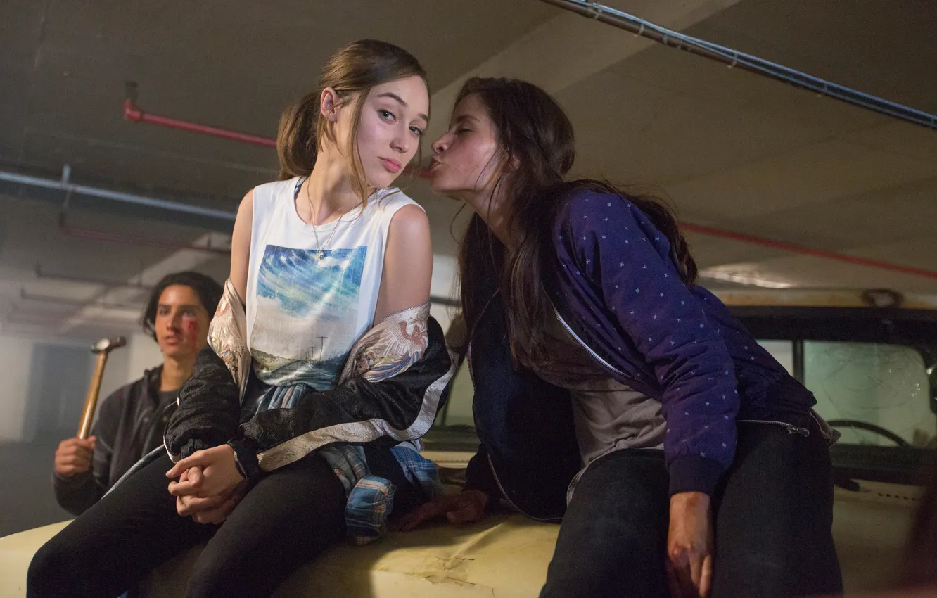 Фото обои сериал, Бойтесь ходячих мертвецов, Fear the Walking Dead, Alycia Debnam-Carey, Mercedes Mason