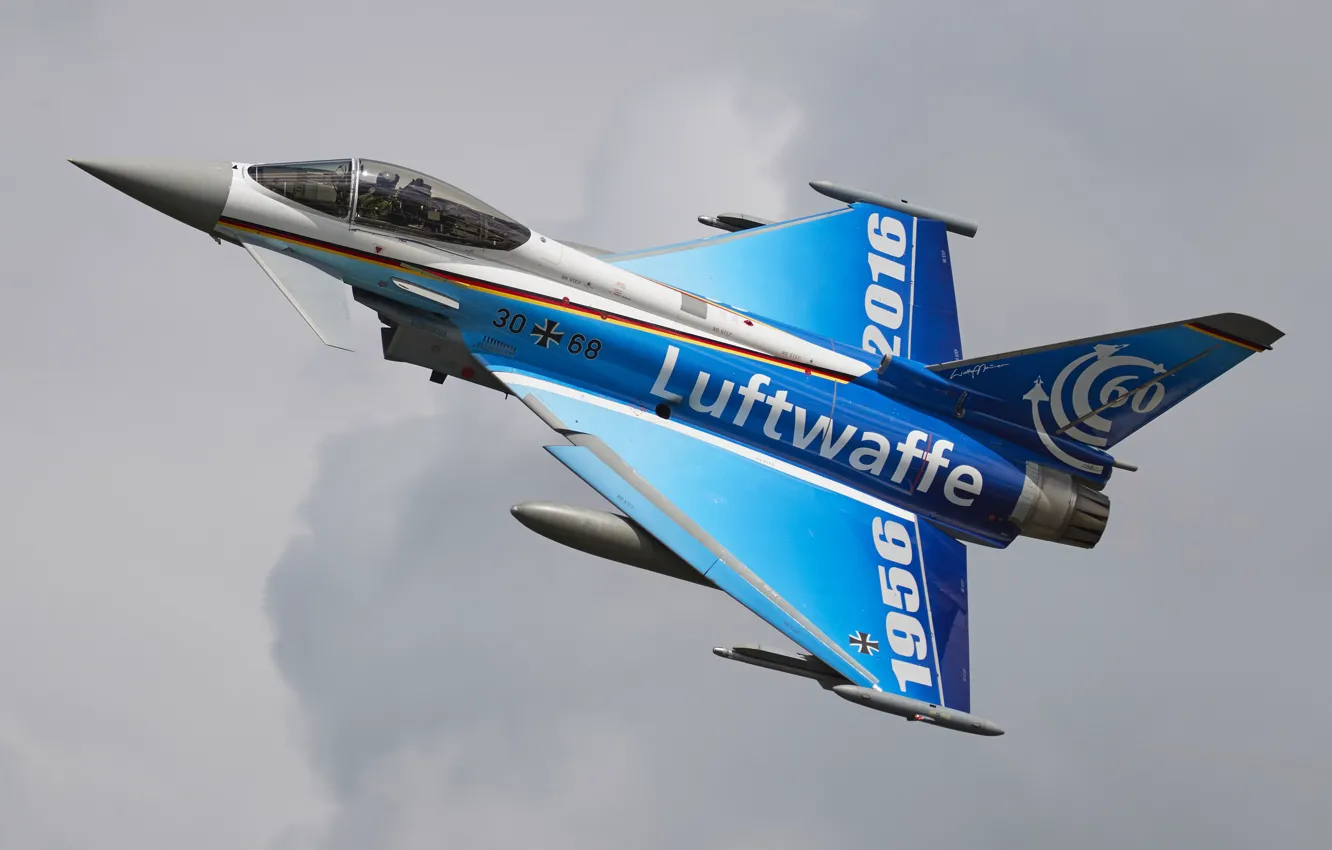 Фото обои истребитель, многоцелевой, Typhoon, Eurofighter