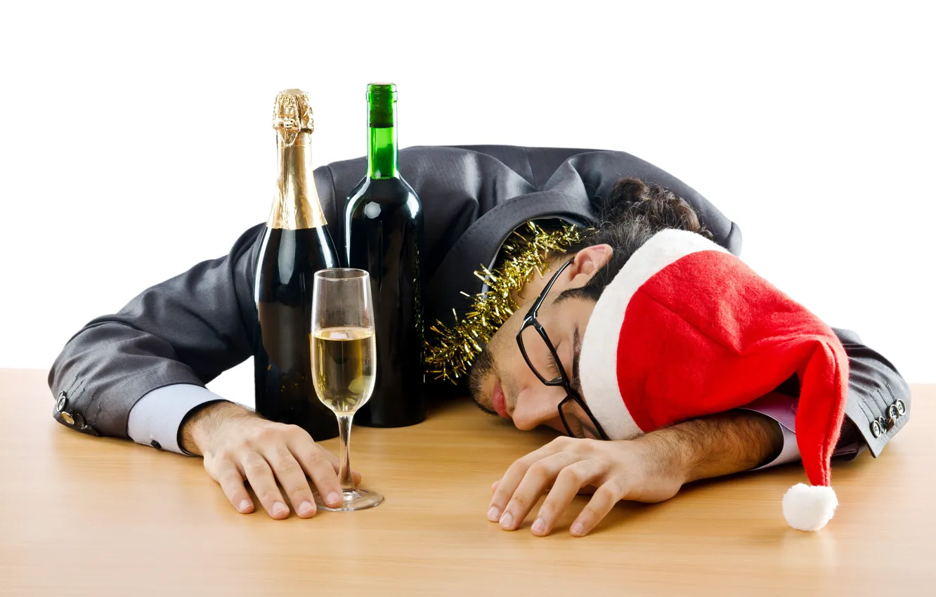 Фото обои красный, настроение, праздник, вино, бокал, новый год, рождество, очки