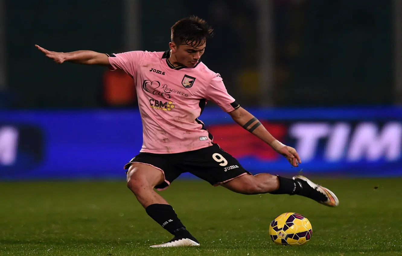 Фото обои pink, Paulo Dybala, joma, Аргентинский футболист, palermo