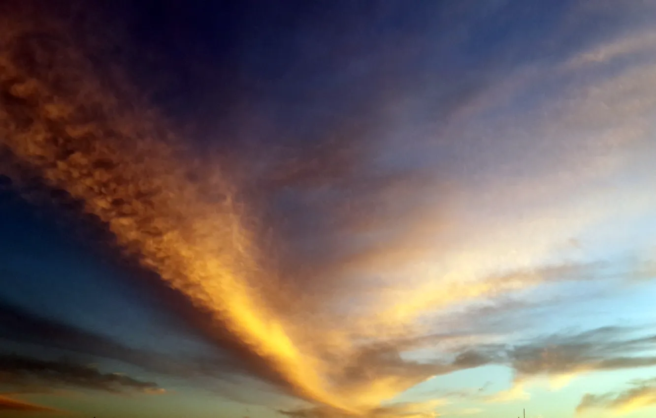Фото обои cloud, sun set, suhart, clours