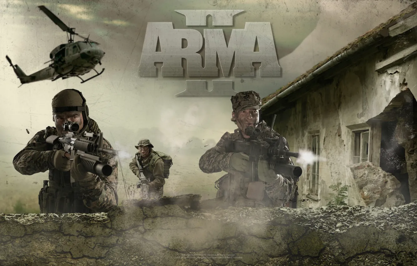 Фото обои Война, DayZ, ARMA2, ARMA, Пехота