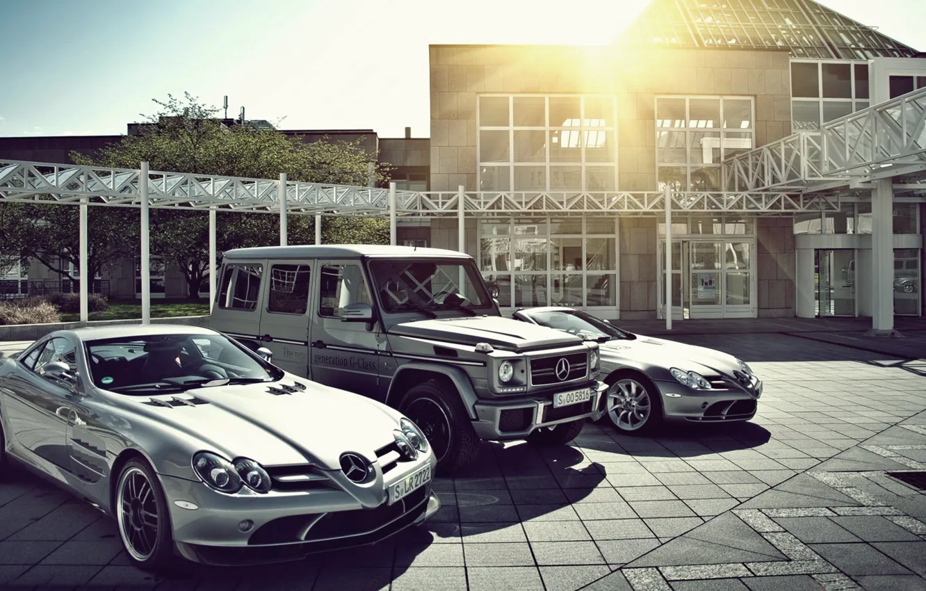 Фото обои SLR, Mercedes, Mclaren, G65