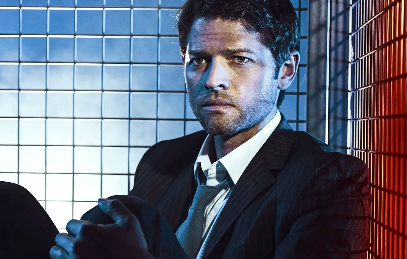 Фото обои взгляд, ангел, Supernatural, Сверхъестественное, кас