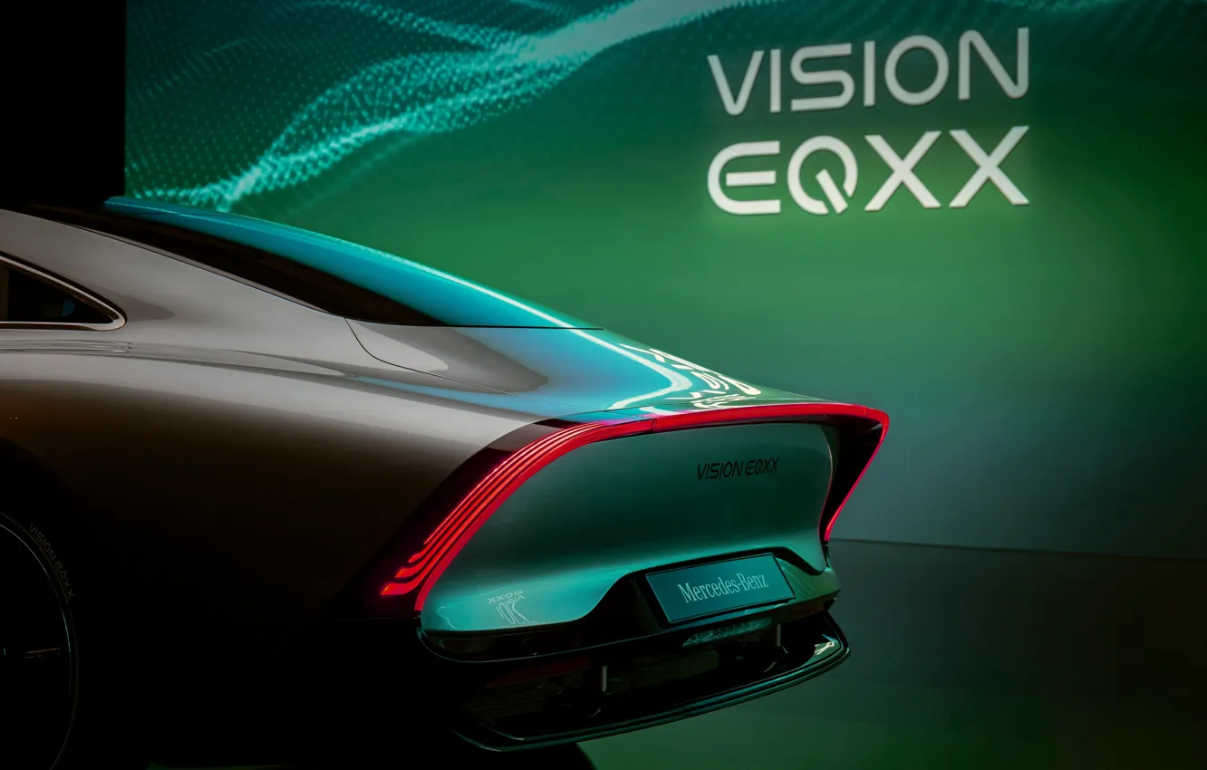 Фото обои купе, Mercedes-Benz, 2022, Vision EQXX Concept, задний свес