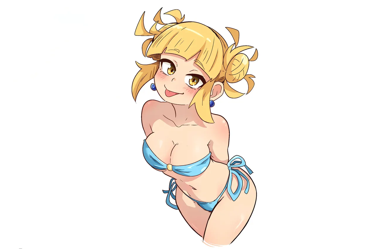 Фото обои girl, sexy, cleavage, legs, boobs, sexy girl, anime, beautiful