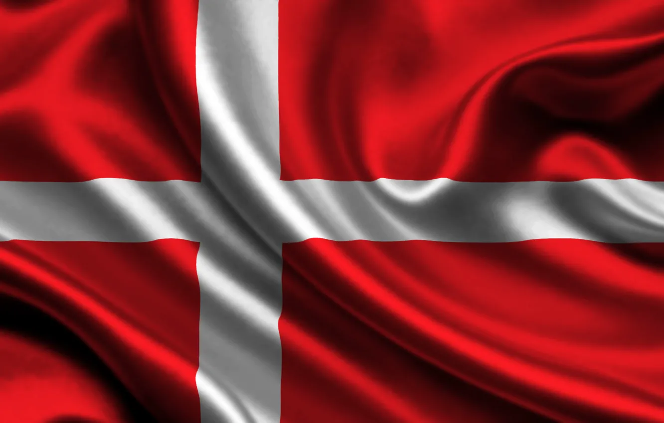 Фото обои Дания, флаг, denmark