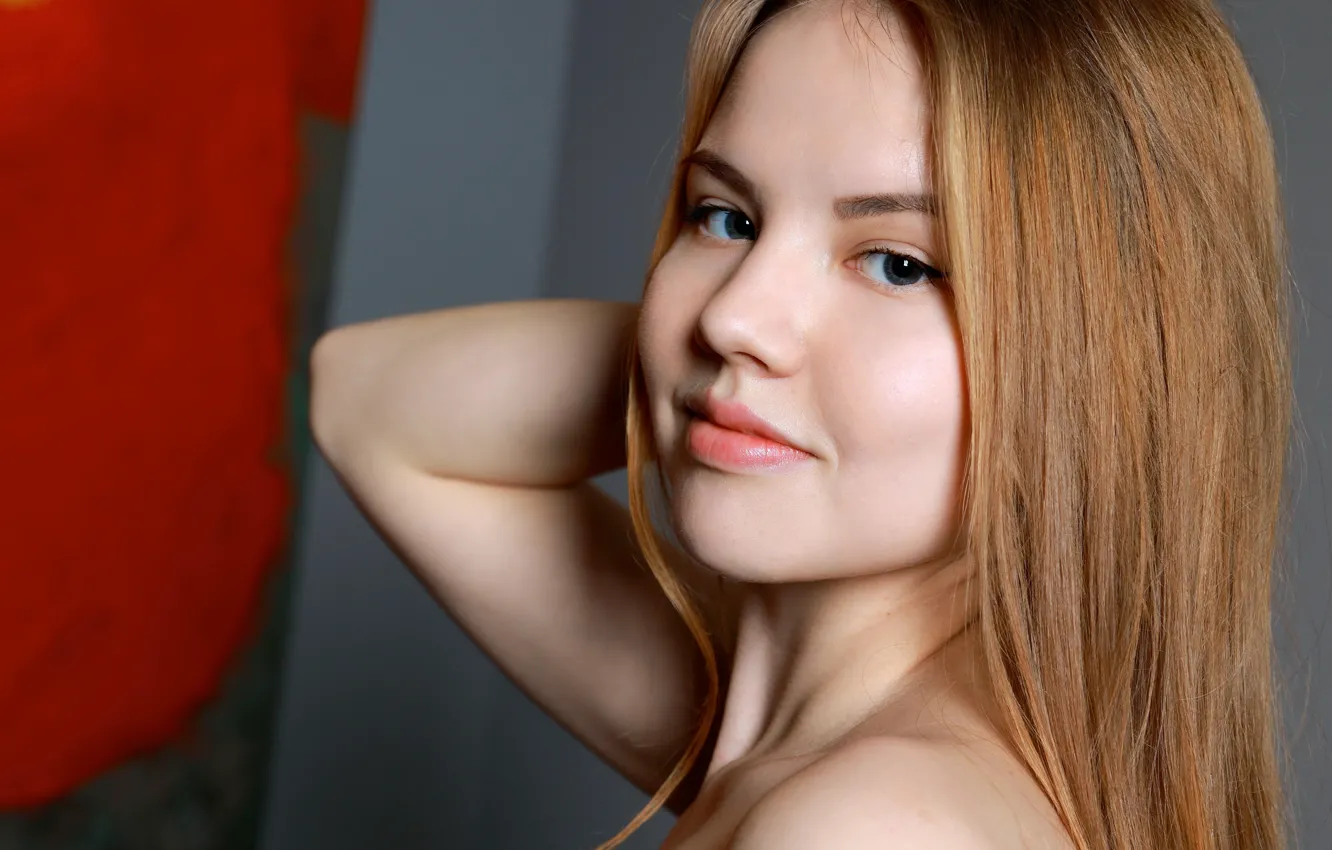 Фото обои взгляд, лицо, модель, Kate Chase