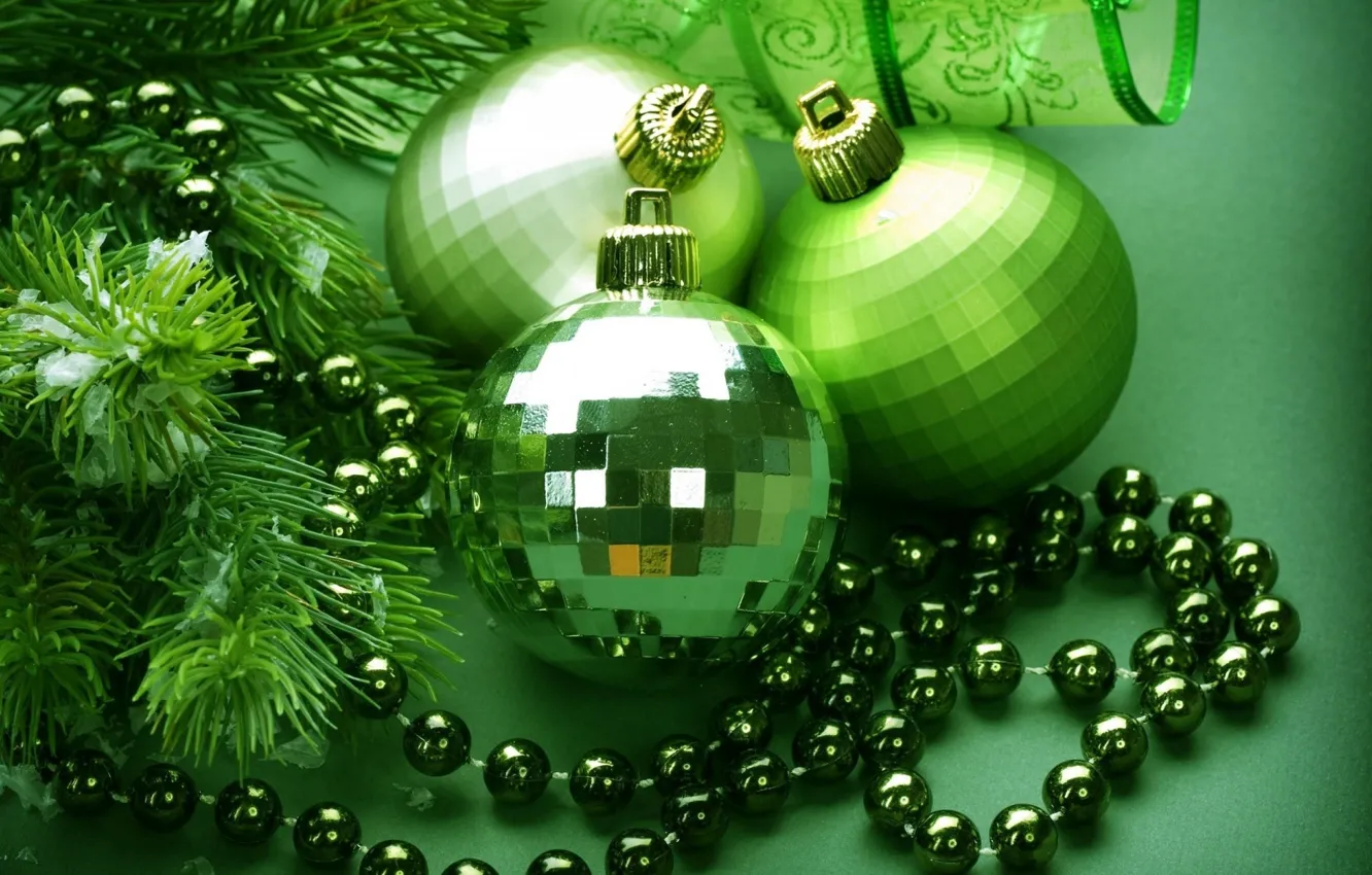 Фото обои украшения, праздник, шары, Новый Год, Рождество, Christmas, New Year