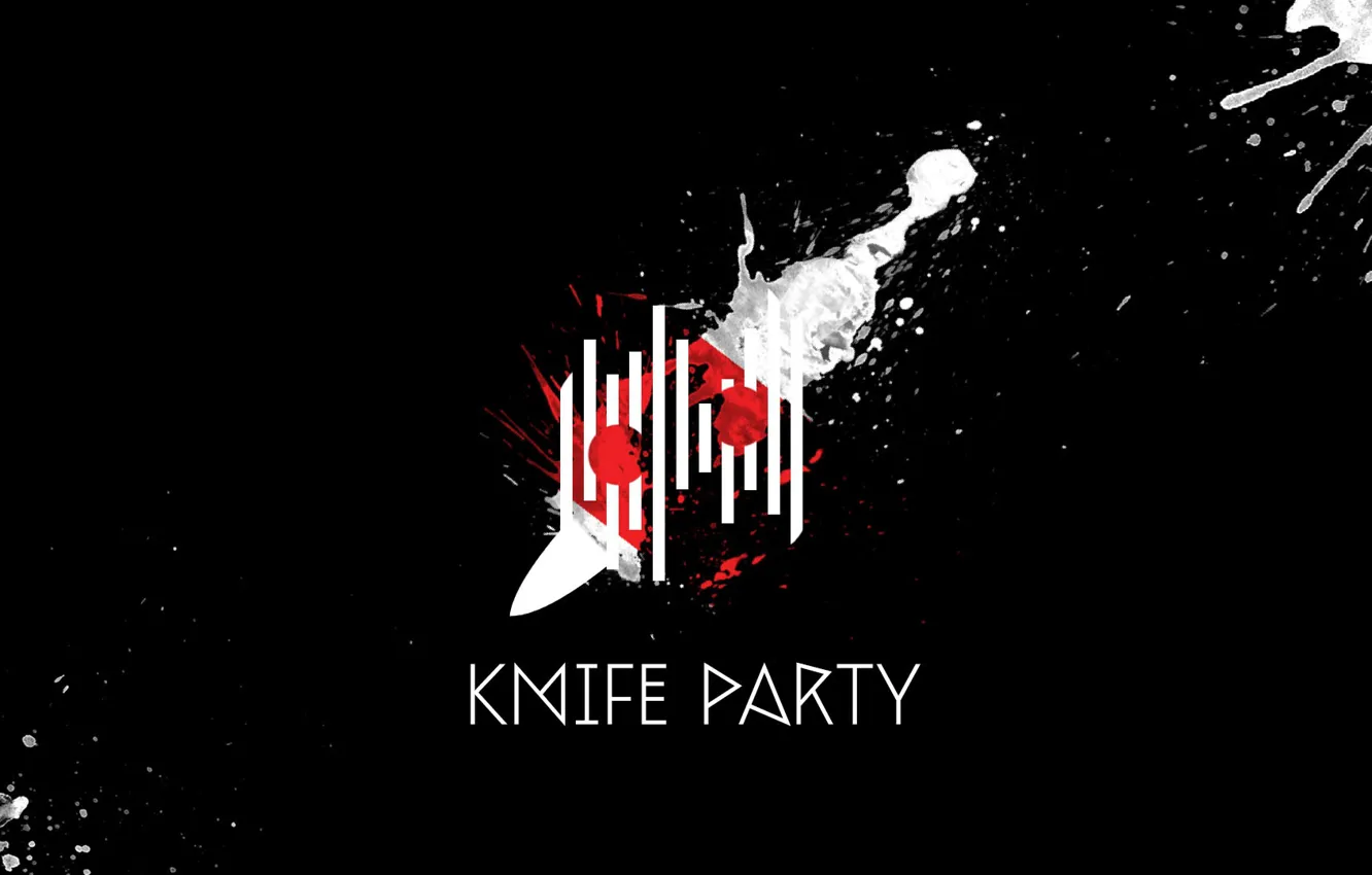 Фото обои Лого, Фон, Logo, Knife Party, Knife, Big Beat, Робом Свайром, EarStorm