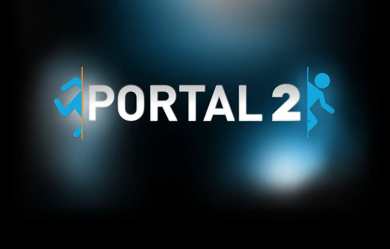 Фото обои steam, Portal 2, Фон профиля, Portal 2 Logo
