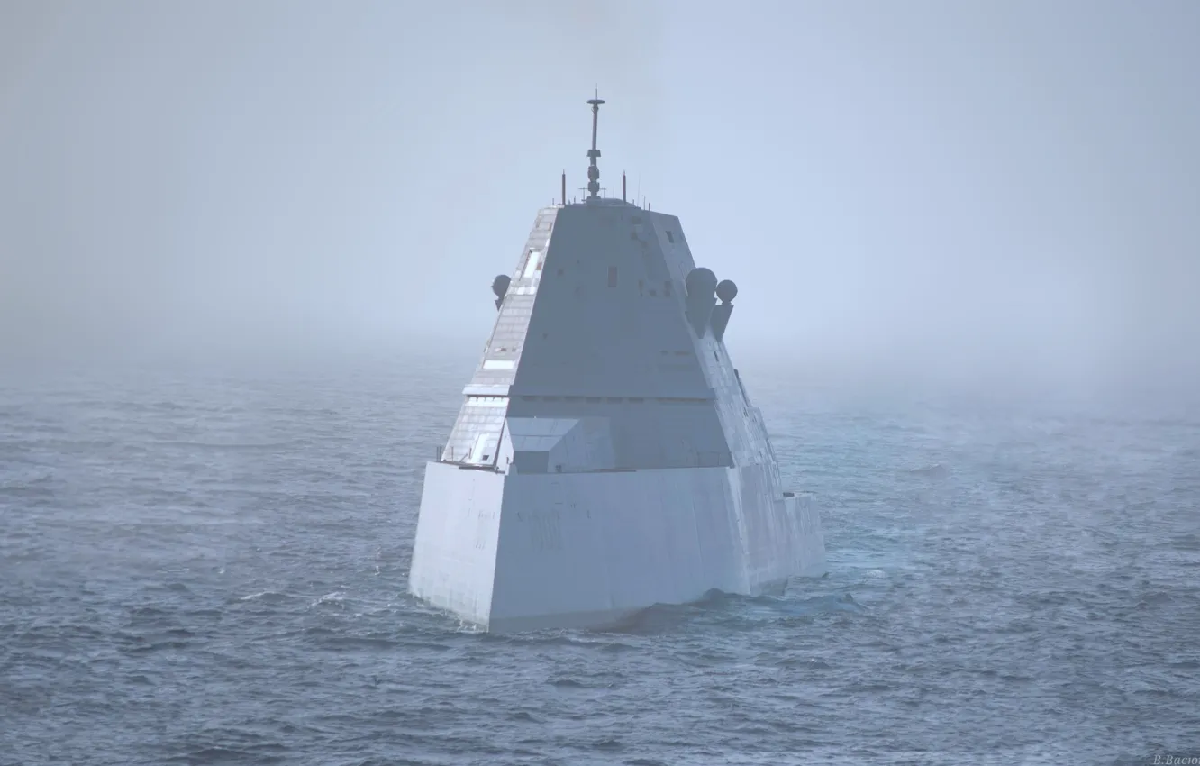 Фото обои эскадренный, миноносец, DDG-1000, USS Zumwalt
