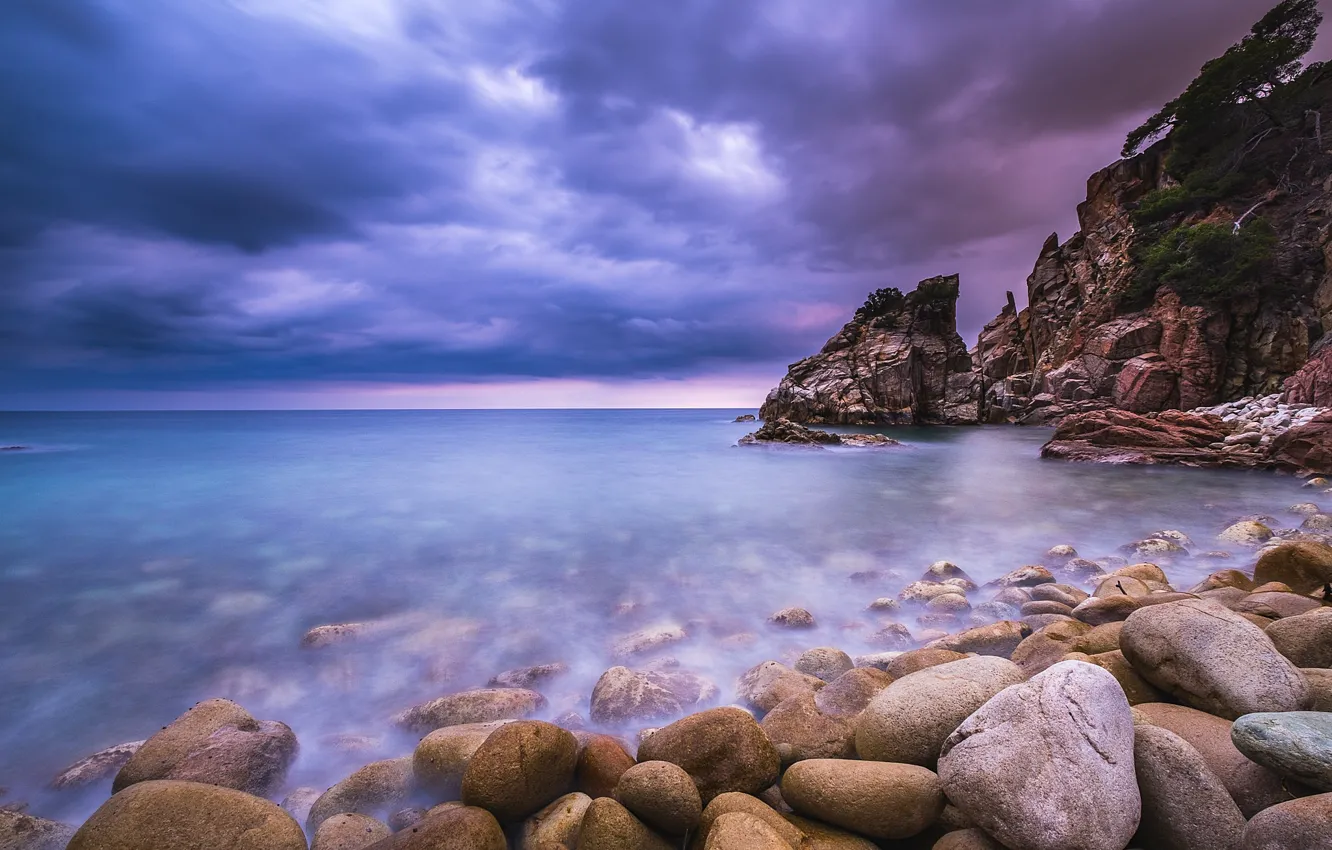 Фото обои море, камни, скалы