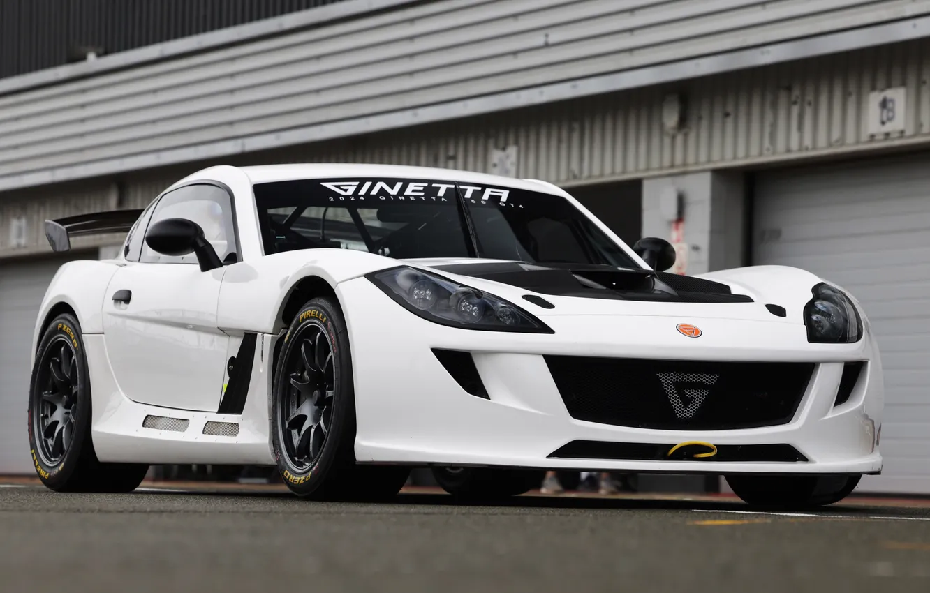 Фото обои машина, белый, автомобиль, Ginetta