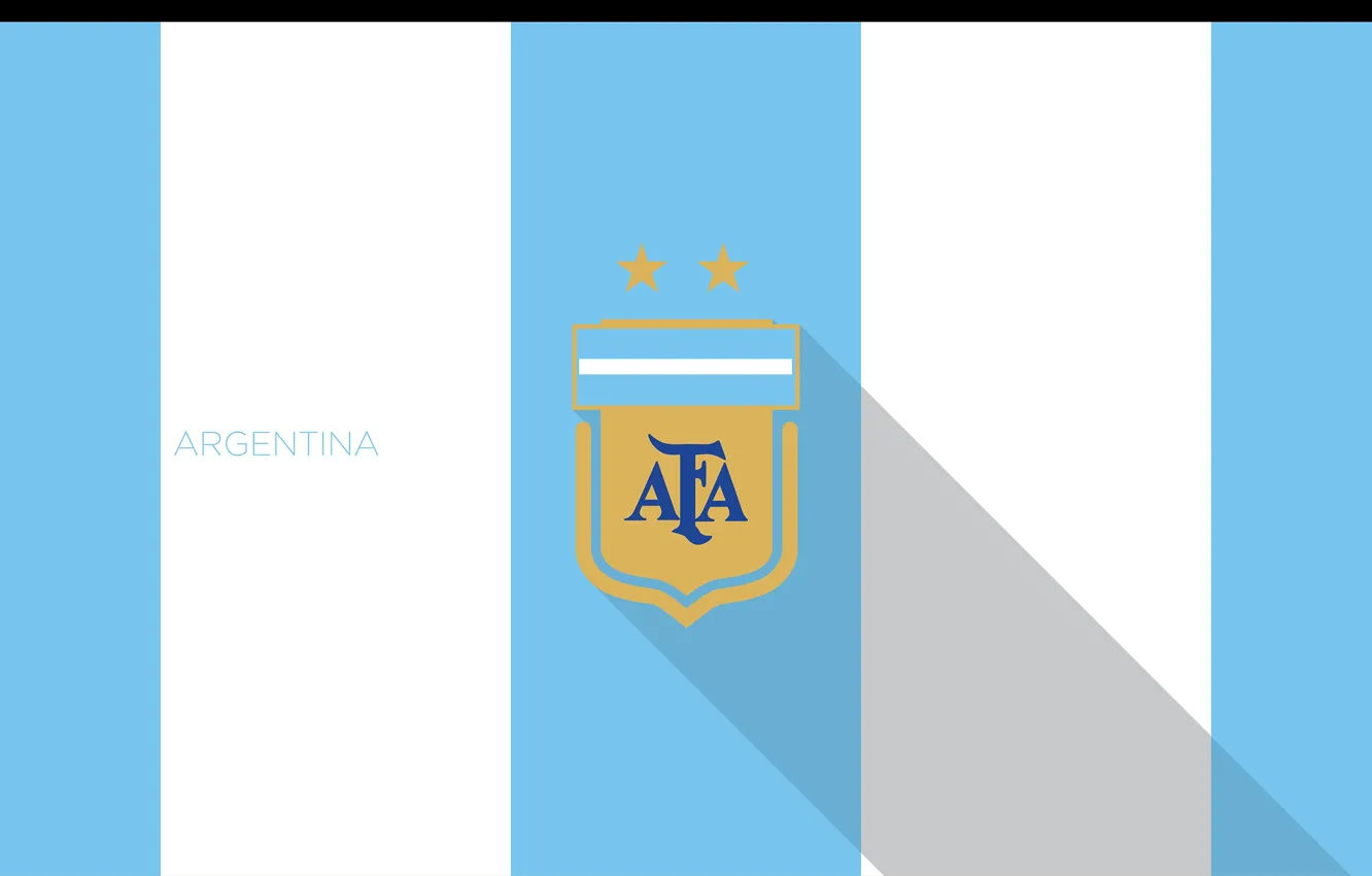 Фото обои wallpaper, sport, logo, Argentina, football