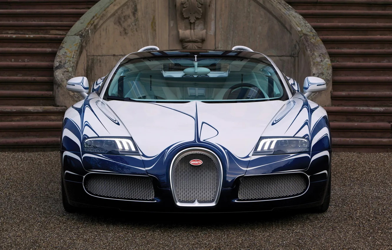 Фото обои car, машина, 3000x2000, bugatti veyron grand sport l’or blanc