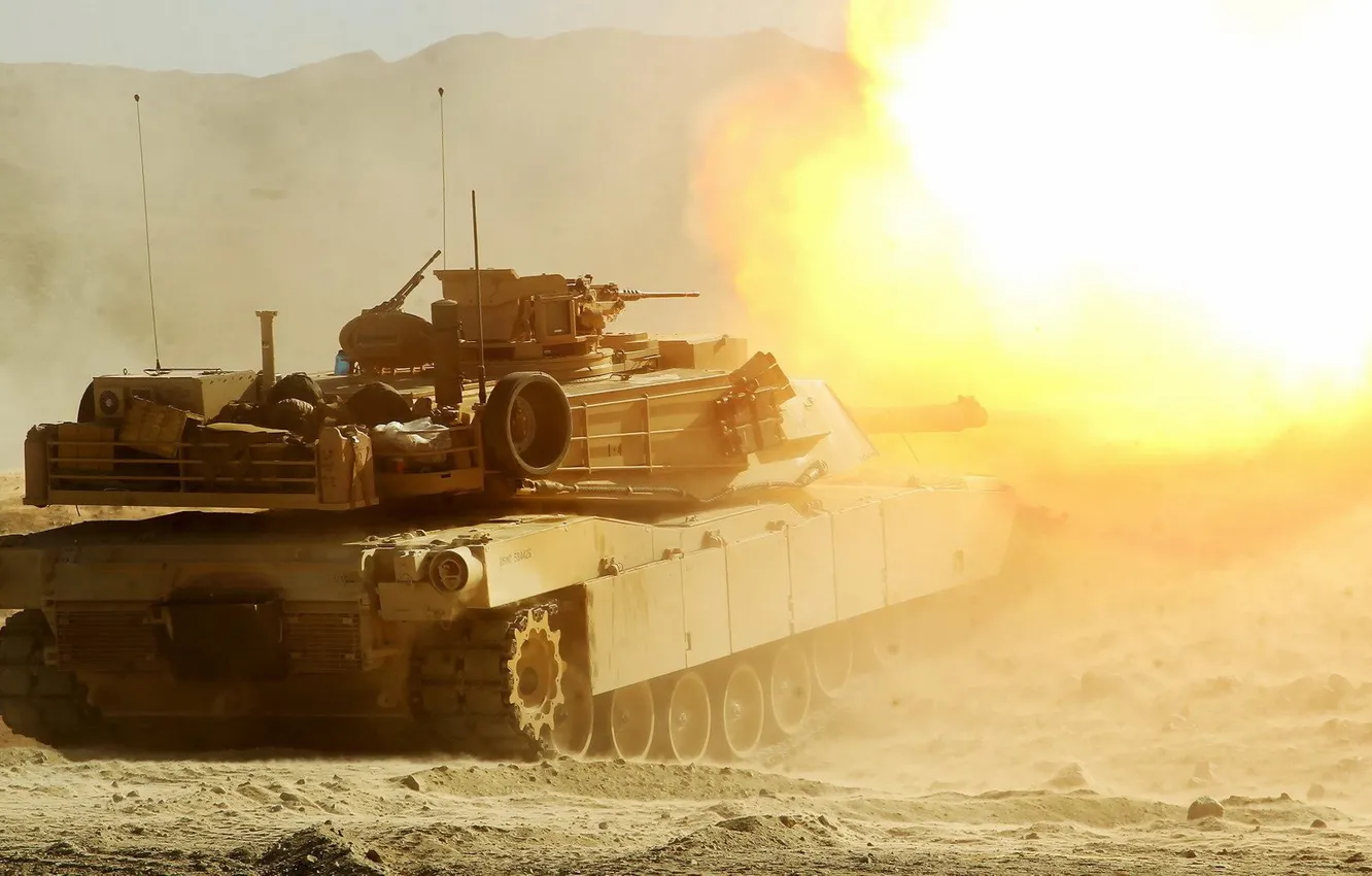 Фото обои оружие, танк, M1A1 Abrams