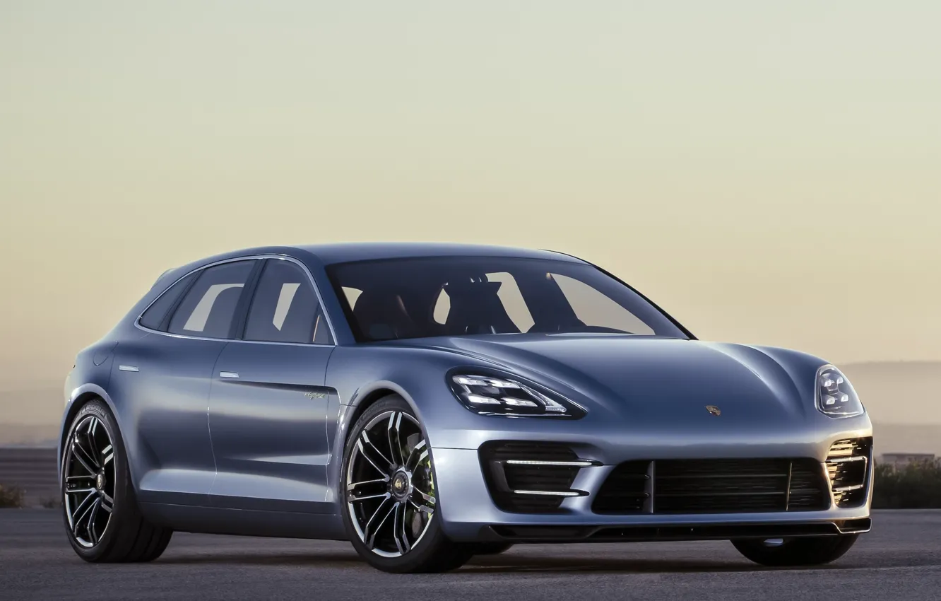 Фото обои Concept, Porsche, Panamera, порше, передок, панамера, Sport Turismo