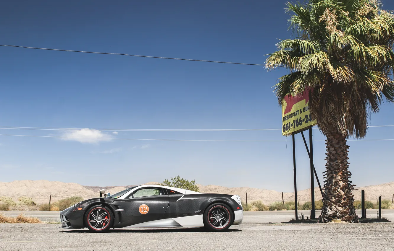 Фото обои Supercar, car, Pagani, wallpaper, Zonda