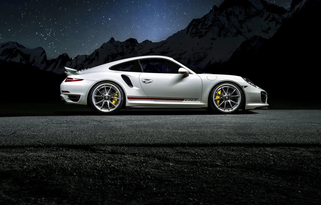 Фото обои Porsche, turbo, white, 991